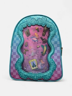 Loungefly Alice in Wonderland Backpack - Teal & Purple